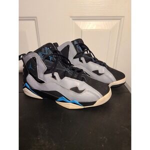 Nike Air Jordan True Flight 'Night Shade' Black/Grey/Blue 343795-006 Youth 5Y